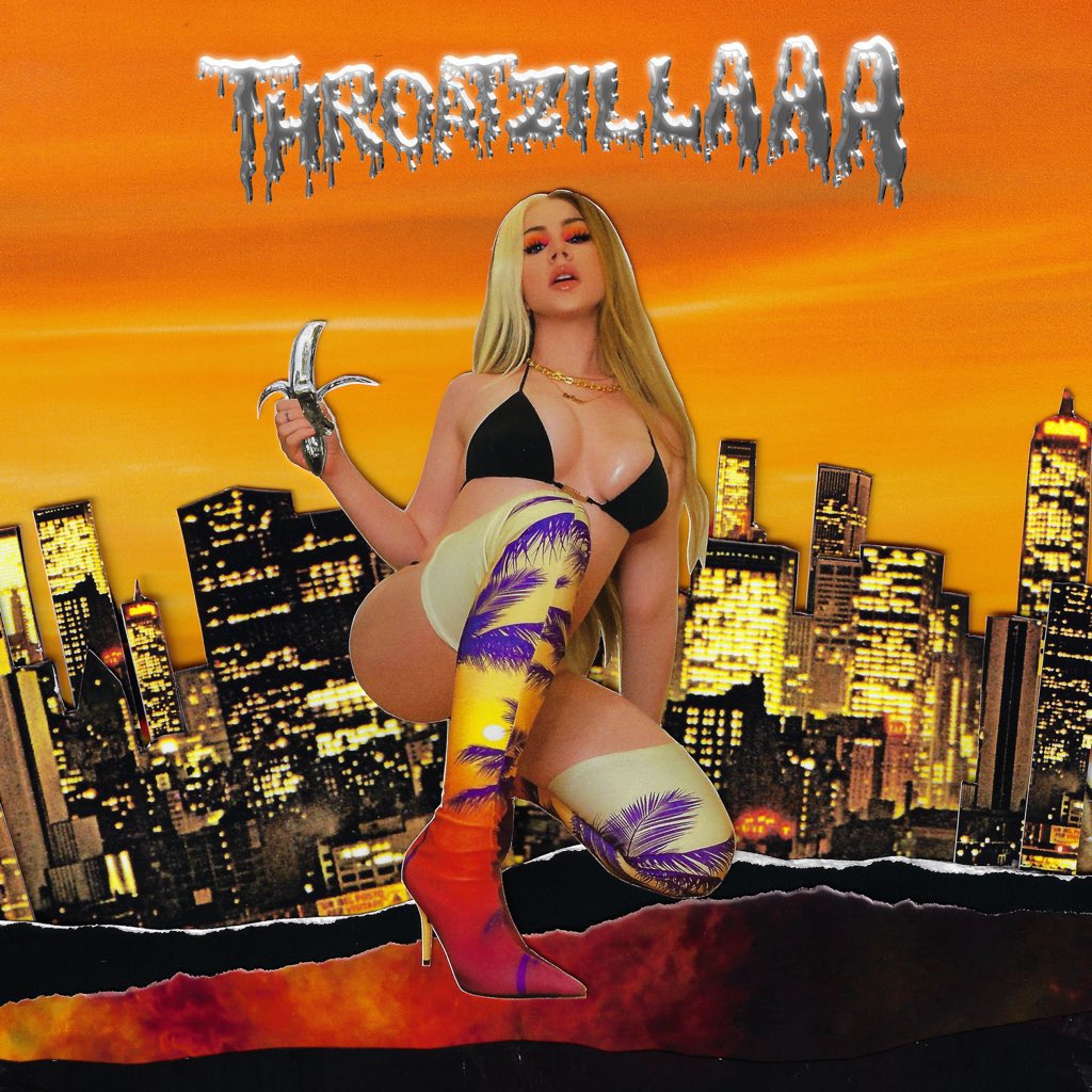 PopCrave's tweet photo. .@Slayyyter will release her new single, “Throatzillaaa,” this Friday, November 13th. 🌋 https://t.co/8wOy5MCnrk
