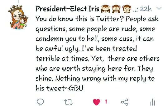 President-Elect Iris 🙉 🙈 🙊 tweet media