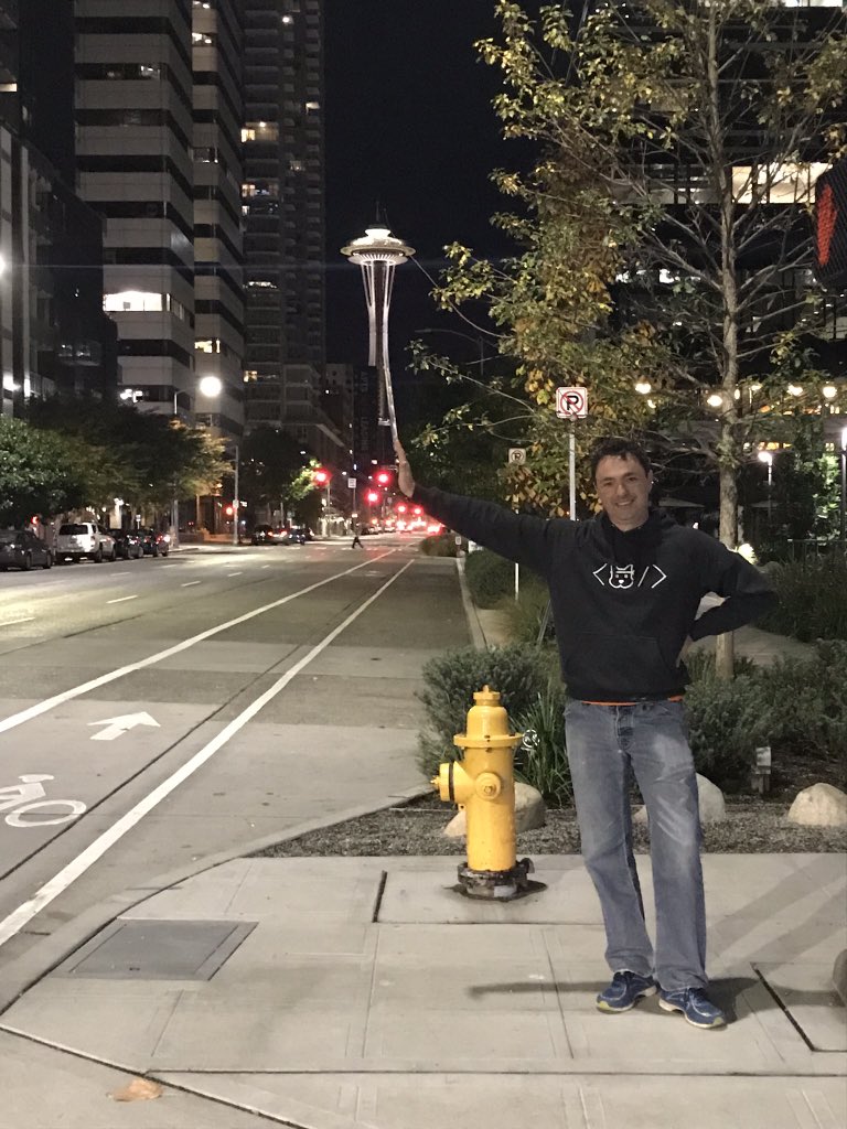 JamesMcG_MSBI's tweet photo. Also #sqlkaraoke, and having the worst jetlag, and roaming the streets of Seattle at 4am looking for coffee! #PassSummit2020 @sqlpass @dgmelkin https://t.co/NkYoMsOBr1