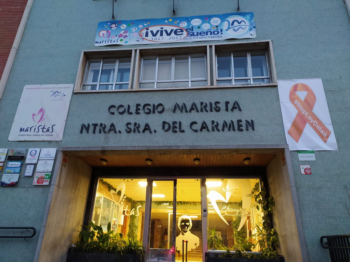 #StopLeyCelaa <a href="/coemmaristasmed/">COEMMaristasMed</a> <a href="/MasPlurales/">Más Plurales🧡</a> #Masplurales <a href="/MaristasBadajoz/">MaristasBadajoz</a> <a href="/MaristasMedit/">MaristasMediterranea</a> <a href="/OrientaMaristaB/">OriéntateMaristasB</a> <a href="/MaristaBadPast/">Pastoral Marista Bad</a> <a href="/cdmaristasbad/">C.D.Maristas Badajoz</a> <a href="/gvxbadajoz/">GVX Maristas Badajoz</a> <a href="/SoliMaristasMed/">Solidaridad Maristas Mediterránea</a> <a href="/fms_champagnat/">FMS Champagnat</a> <a href="/ecatolicas/">Escuelas Católicas</a>