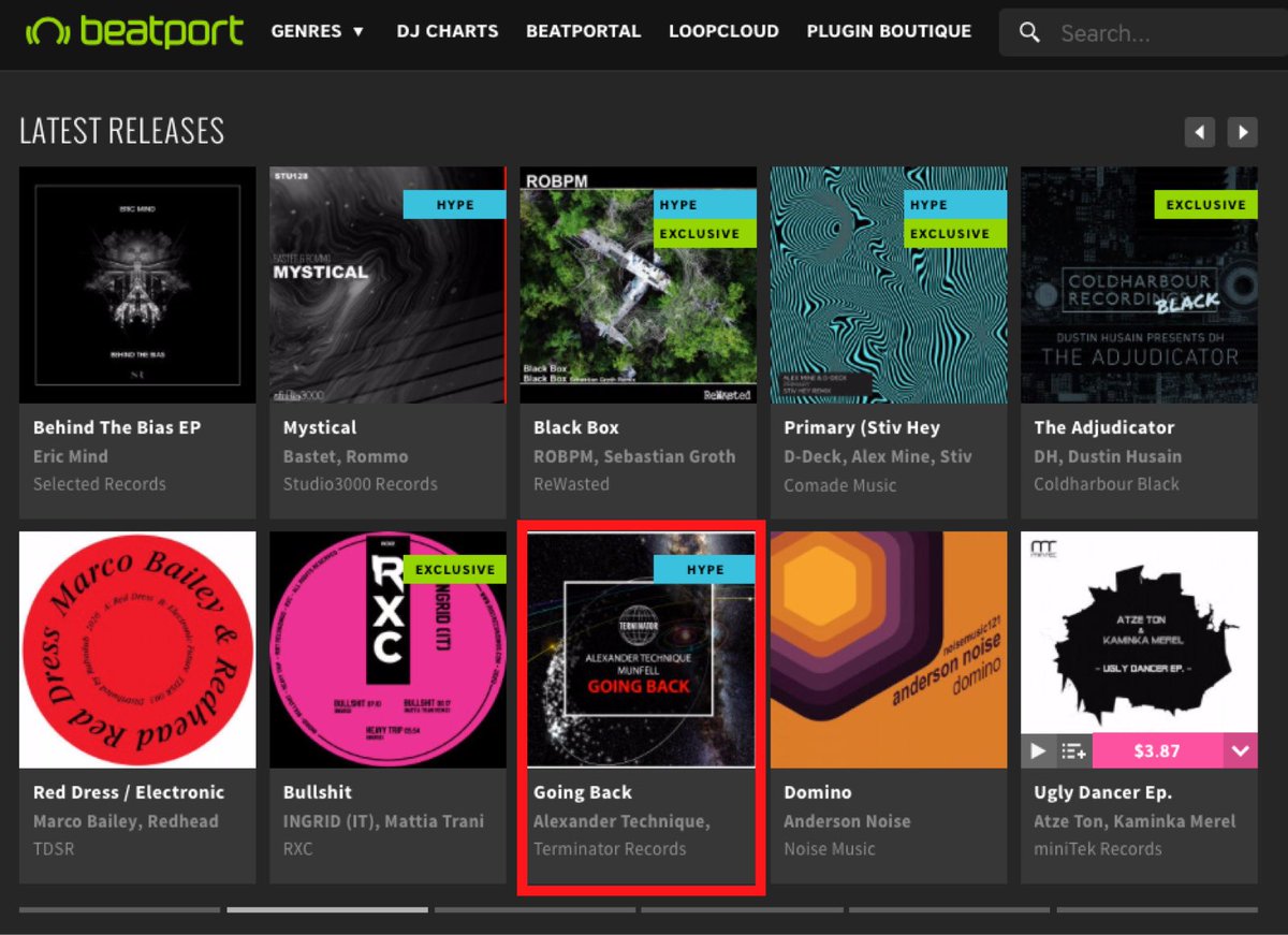 AlexanderTechnq's tweet photo. Massive thanks to @beatport for featuring my latest collab #AlexanderTechnique X #Munfell ‘GOING BACK’ to their ‘ #Techno (Peak Time / Driving)’ new releases page this week! 💣🙌 // @TerminatorRec // #beatport #technomusic
🔊: https://t.co/Kna2Yaq8wY https://t.co/p7DSp28Vj6