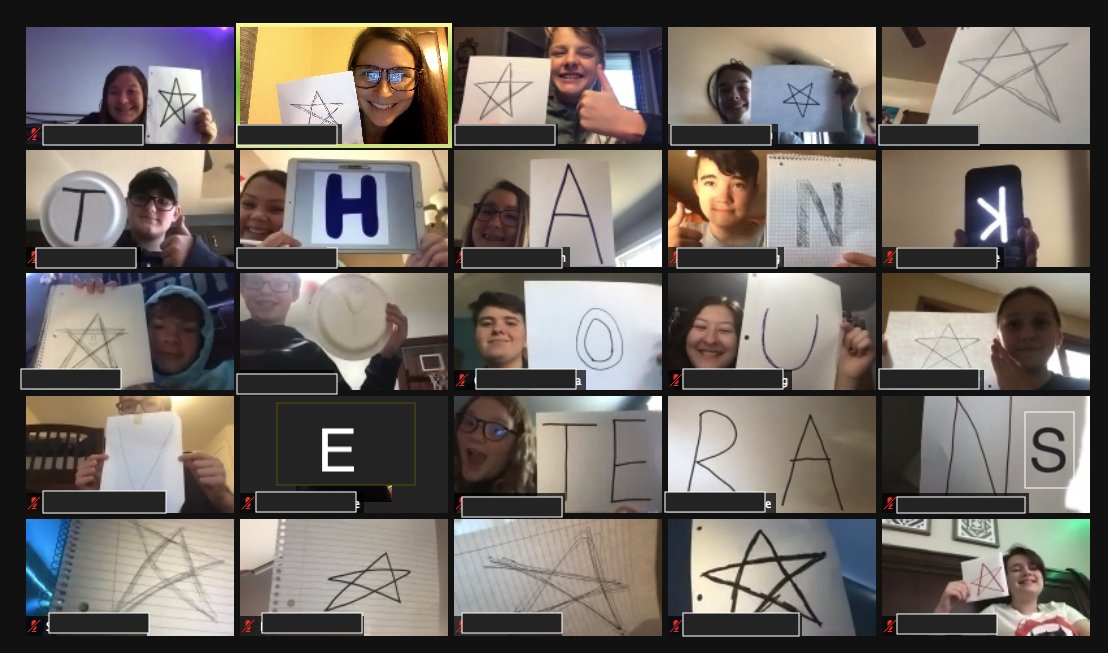 BVHoffmanSS's tweet photo. Happy Veteran's Day! Thank you to all who have served!
 
It was great to hear students share about veterans they know. We took a quick photo so they could text them a thank you today. https://t.co/drt58wrUvN