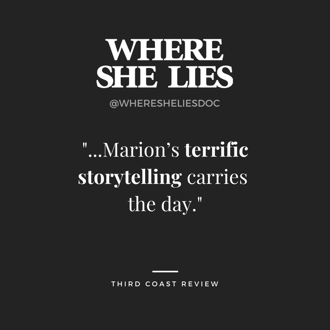 WhereSheLiesDoc's tweet photo. THANK YOU .@ThirdCoastRvw for this fantastic 🌟 review of WHERE SHE LIES, available now to rent on Amazon Prime Video, Youtube, Google Play, Apple TV, and other streaming platforms! 

https://t.co/kdSKsM9HXG https://t.co/JjZoOvkBWc