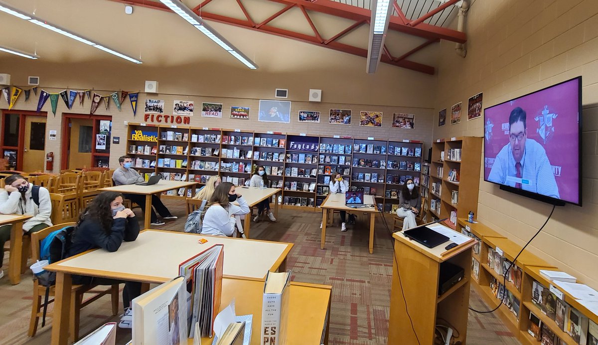 We had a wonderful virtual #VeteransDay tribute today <a href="/hcpsky/">Henry County Schools</a>! Followed by college database lessons &amp; library orientations. #HCPSTeam2020 <a href="/ssageser/">Shannon Sageser</a>