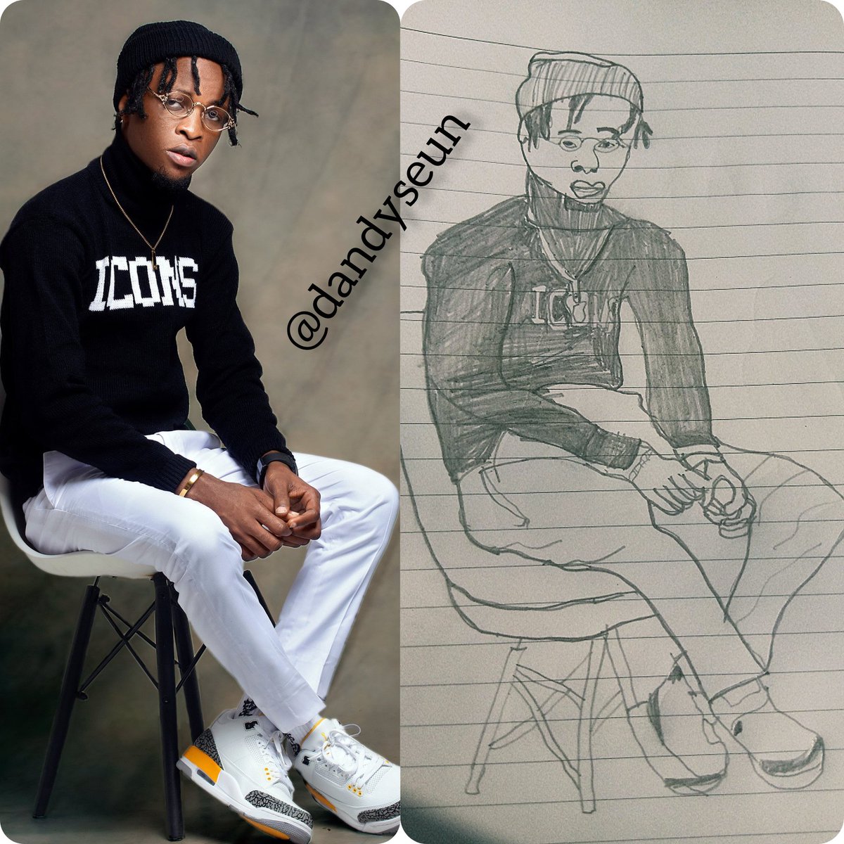 dandyseun's tweet photo. Made a pencil sketch of @itsLaycon📝
4 days of creativity🥺
Pls rt till he sees it🥺🤲🏾 https://t.co/V5p5hib3N9