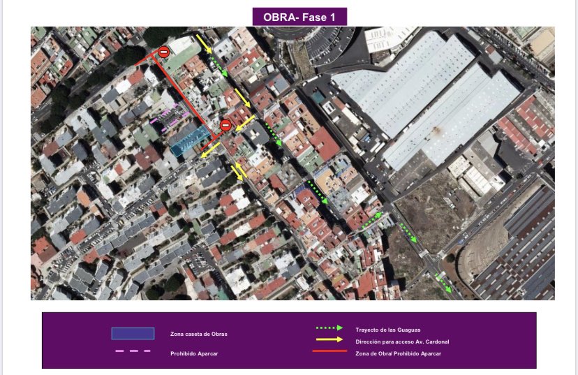 obrasll's tweet photo. 📍La actuación tendrá lugar en la Av. San Miguel de Chimisay, en el tramo comprendido entre Av. Los Majuelos y calle Virgen de Los Reyes

⌚️El próximo lunes 16 de noviembre comenzará la Fase 1 de los trabajos, cuya duración total será aproximadamente de 4 meses. https://t.co/U3eBsWLu6K