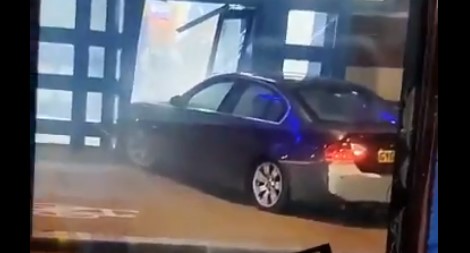 radionewshub's tweet photo. BREAKING: Police in #Enfield, North London, have detained a man, after a vehicle collided with the station office at #Edmonton Police Station.

The vehicle remains at the scene. The police station has been evacuated and a large police cordon is in place.

#RNHTweets |📷 @iLLAMADi https://t.co/ZFR4Hi8eps