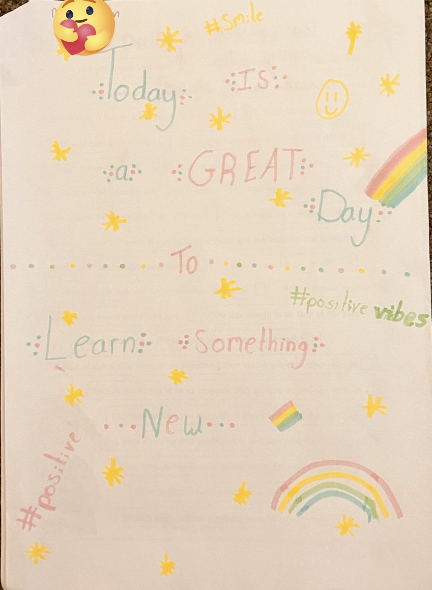 fcaley's tweet photo. @Teacherglitter Passing this on as this week we are doing random acts of kindness. A child did this at home. I hope this speaks to you....you share so many positive vibes so thank you. https://t.co/x6YVw3Ceg1