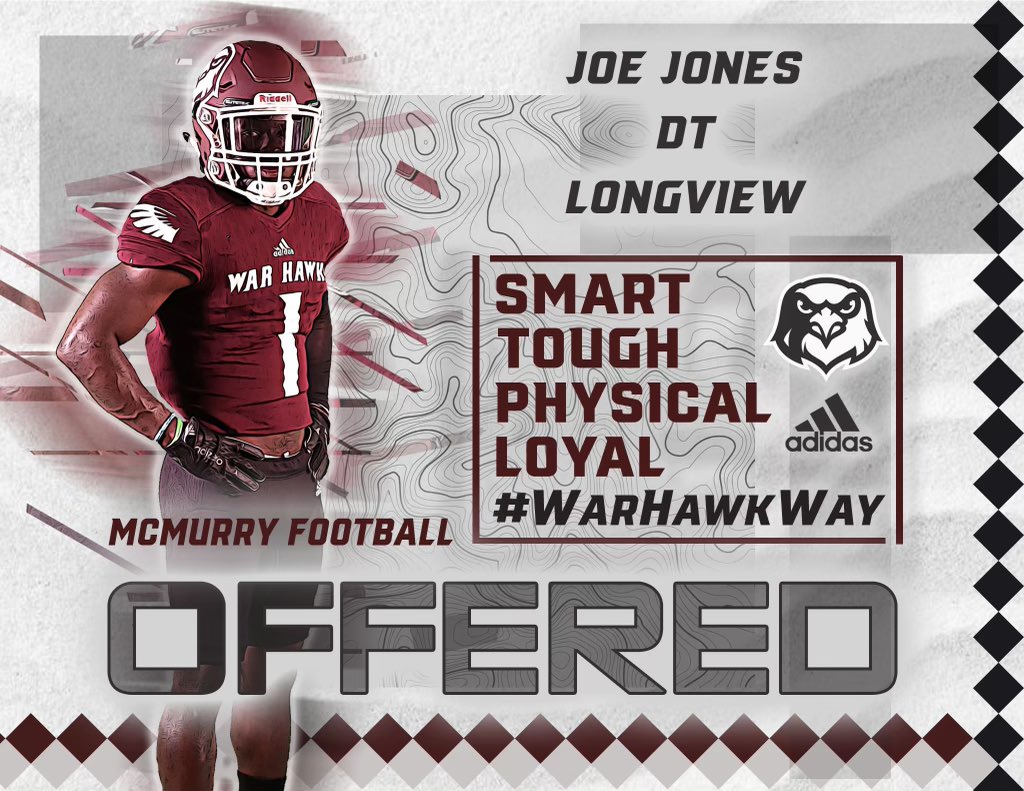 Blessed to receive my third offer from McMurry University @Coach_CleggMcM