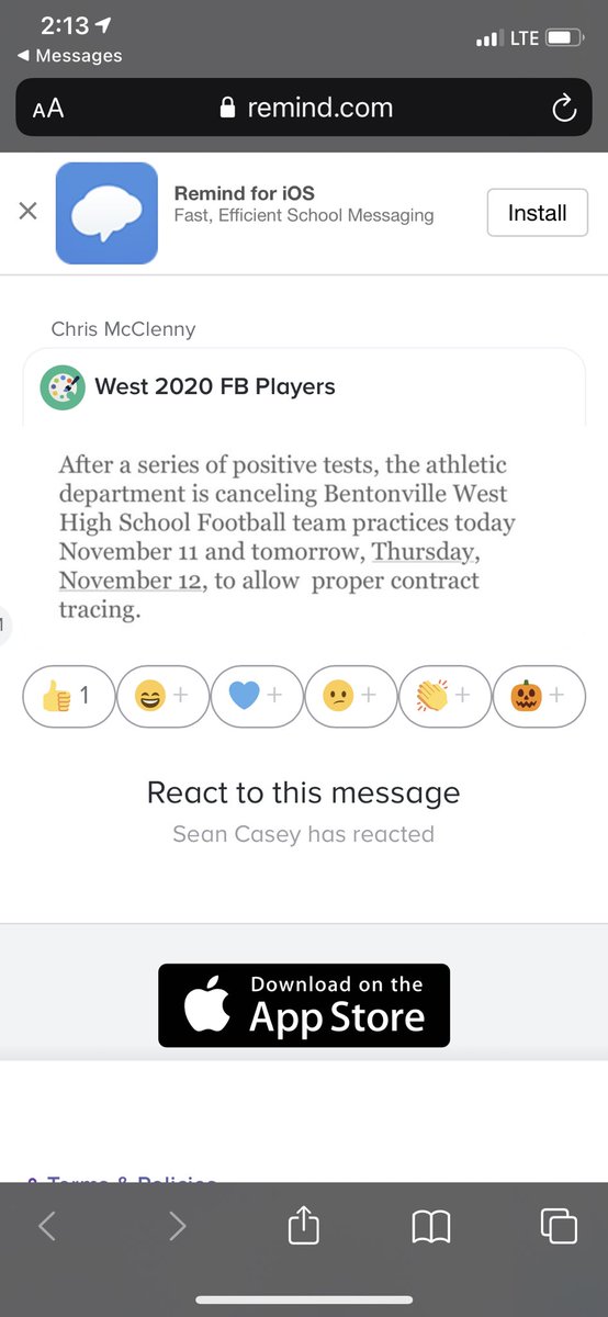 Pretty sure this is the saddest message I’ve ever gotten <a href="/BVille_West_FB/">Wolverine Football</a>