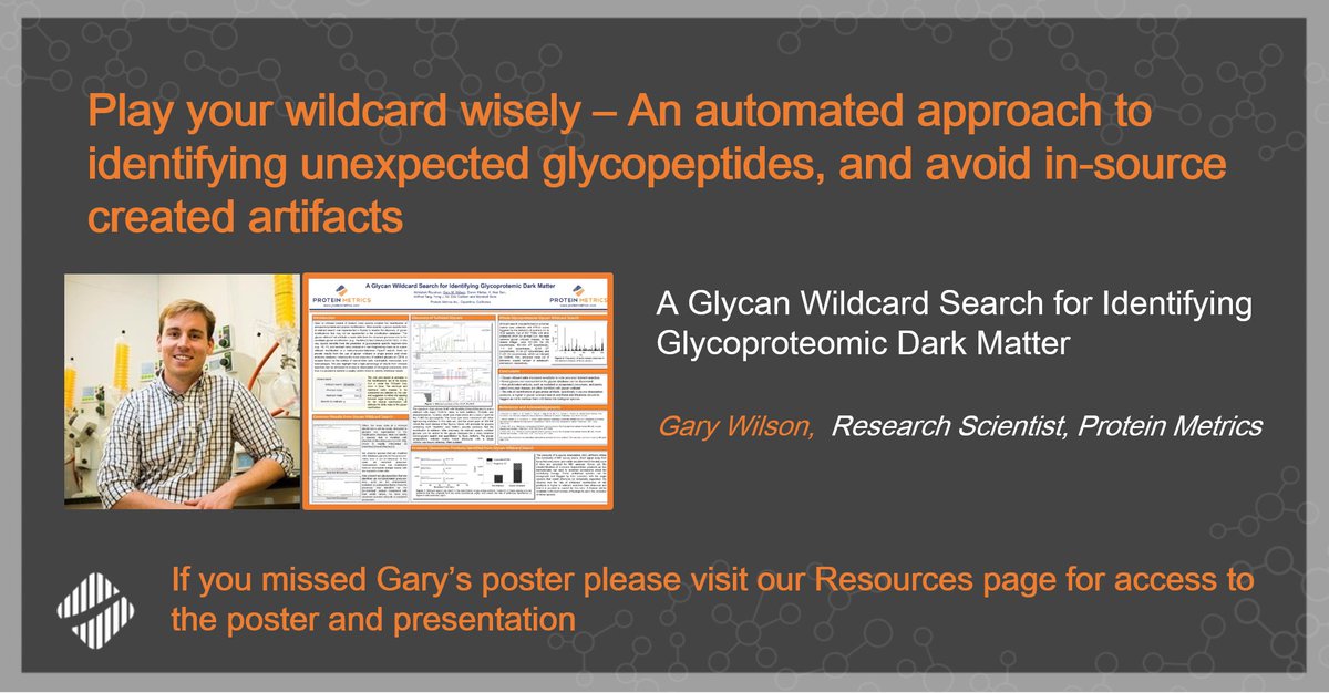 Protein Metrics (@proteinmetrics) on Twitter photo Did you miss Gary's poster the <a href="/SFGlycobiology/">SFGlycobiology</a>
meeting? Don't be kept in the dark! Visit our Resources page for access proteinmetrics.com/wp-content/uplā¦
#glycoproteins #glycoproteomics #LCMSMS #proteomics #massspectrometry #glycobiology Did you miss Gary's poster the <a href="/SFGlycobiology/">SFGlycobiology</a>
meeting? Don't be kept in the dark! Visit our Resources page for access proteinmetrics.com/wp-content/uplā¦
#glycoproteins #glycoproteomics #LCMSMS #proteomics #massspectrometry #glycobiology
