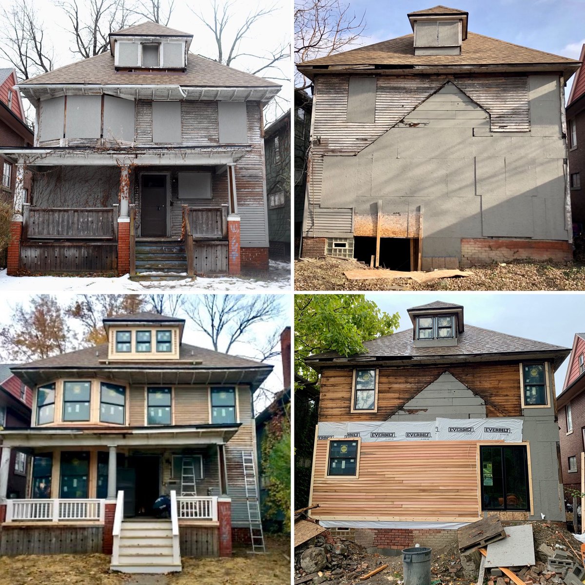 detroit_build's tweet photo. We've made some progress on this historical home in Detroit ๐
We can't wait to show you the final pictures!
#detroitrenovation #renovation #rebuild #detroithome #home #house #housereno #homereno #homerenovation #houserenovation #construction #contractor #contractors #build https://t.co/W0tGXzWoOX