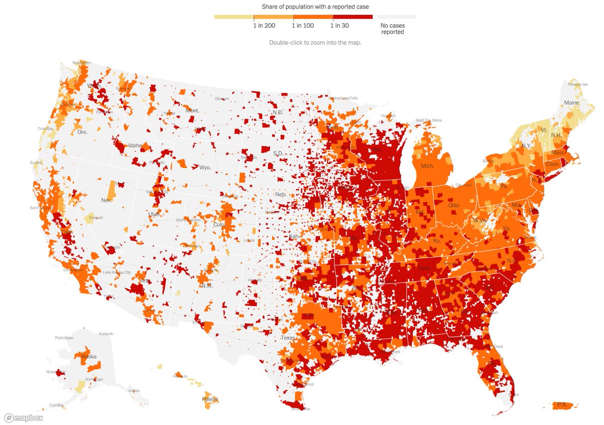 The per-capita covid cases map makes it clear quite how bad it's about to get.