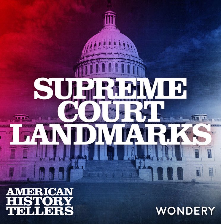Pleased to share this seven-part series on the U.S. Supreme Court. Had no idea when we started how timely this would be. Thanks as always to Jenny, Dorian and <a href="/WonderyMedia/">Wondery</a>