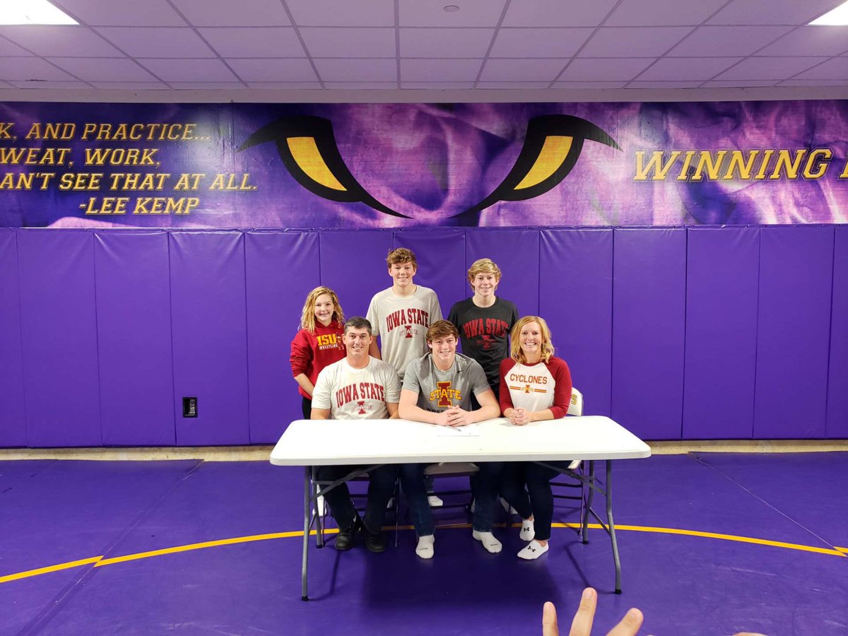 CalebHelgeson's tweet photo. I’m excited to announce that I have officially decided to further my academic and wrestling career at Iowa State University!! I would like to thank my family, coaches, friends, and everyone who helped me through this process. I can’t thank everyone enough. Go Clones!🌪🌪 https://t.co/jxhUFAiROU