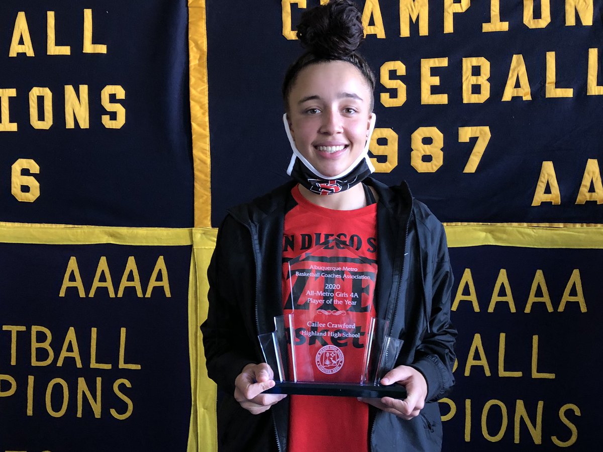 Signing day at Highland High School as Cailee Crawford is headed San Diego State to play basketball.