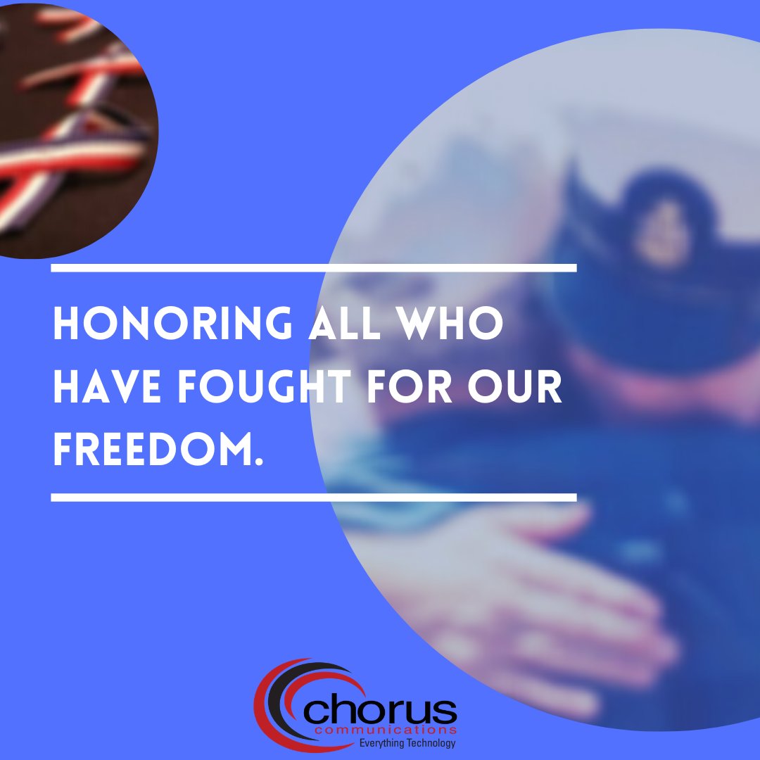 choruscomm's tweet photo. Thank you for your service... 🇺🇸#ChorusCommunity #VeteransDay #ThankyouforyourService https://t.co/xOSSSKreNp
