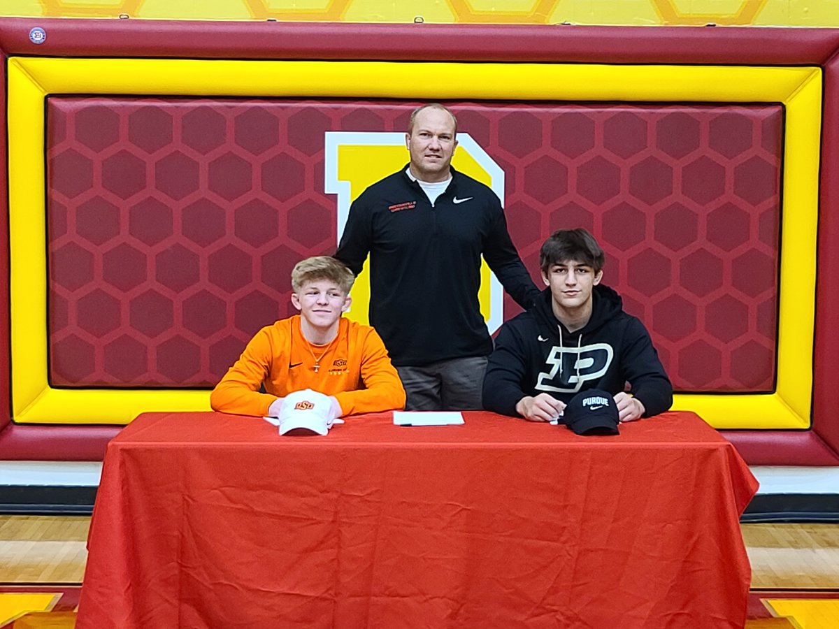 Congratulations to senior wrestlers Ben Vanadia - Purdue &amp; Victor Voinovich - Oklahoma State for their decisions to further their education and wrestling careers next year!  We are very proud of your accomplishments, Gentlemen, and look forward to your very bright futures!!