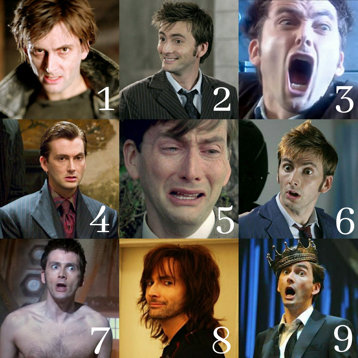 OnlyAliceMitch's tweet photo. I made a thing...
Which #DavidTennant are you today?🤔🤣 https://t.co/rFrVdZCLae