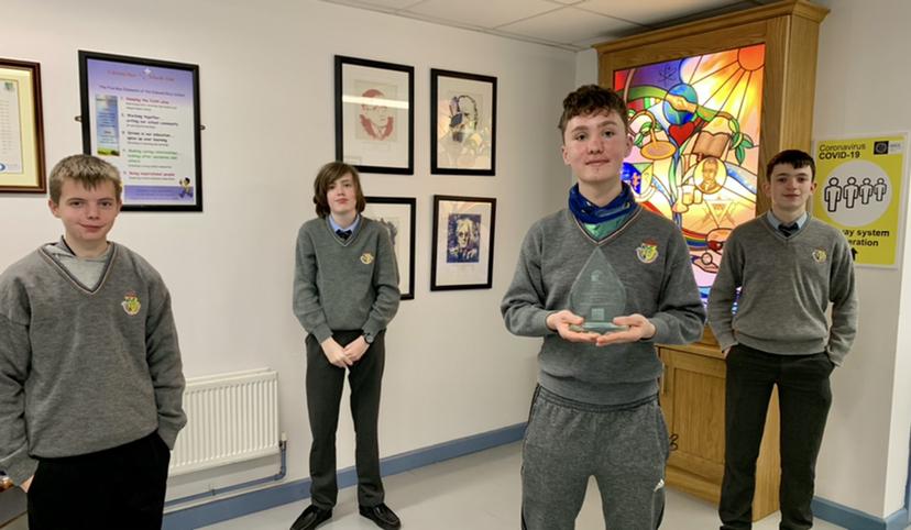 CBSNaas's tweet photo. Well done to #GreenSchools Committee for their hard work over the past two years, which culminated in @CBSNaas being awarded the #WaterFlag and winning School of the Year Water Award for the Midlands and Eastern Region. Thanks to Ms. Cowper and the committee for your dedication. https://t.co/HC5xw0cNB5