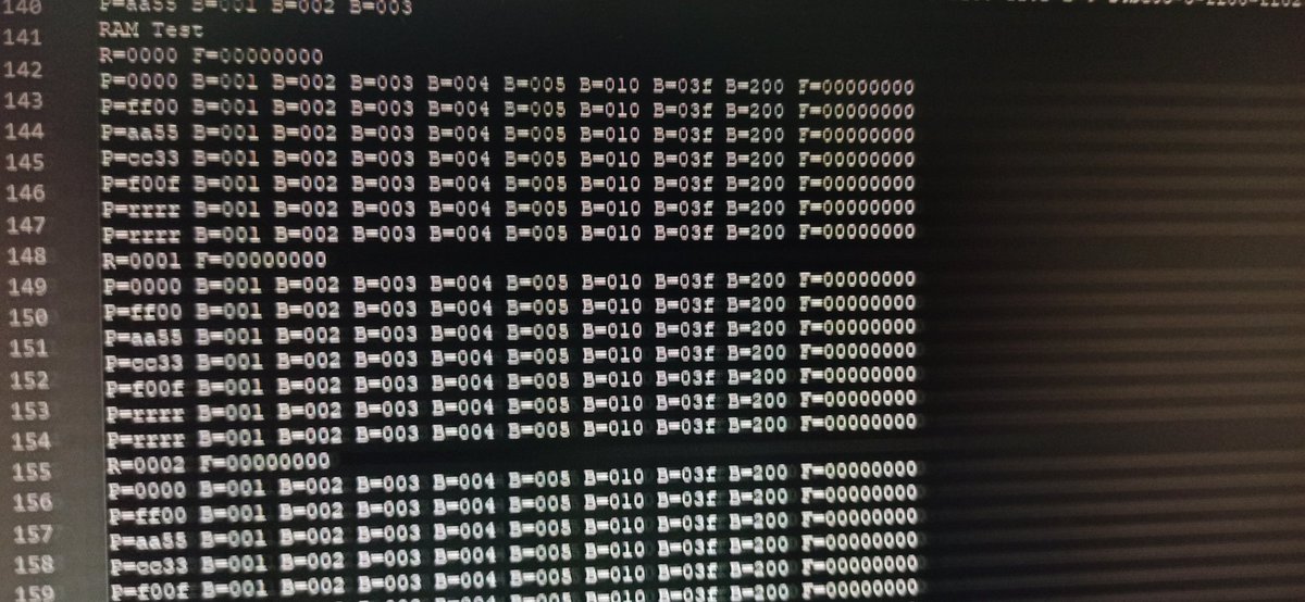 RndMnkIII's tweet photo. #S27KL0641 100MHz 64Mbit #hyperram running stable at 96MHz DDR on QMTech Wukong Artix-7 FPGA. The key is to reduce drive strength to 19Ohm using the register settings of the Hyperram. It's needed to use ODDR/IDDR primitives to capture data on both rising and falling CLK edges: https://t.co/mbbRXjKrhX