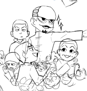 based on the newest manga, i feel like this keychain i am working on is how they look like in the heaven.(plz no more dead!!! )