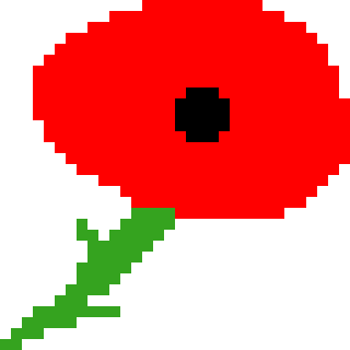 CodezillaKids's tweet photo. We remember.

#RemembranceDay #RemembranceDay2020 #lestweforget #pixelart #redpoppy  #pixelartmaker https://t.co/Mi3LaQ4wFH