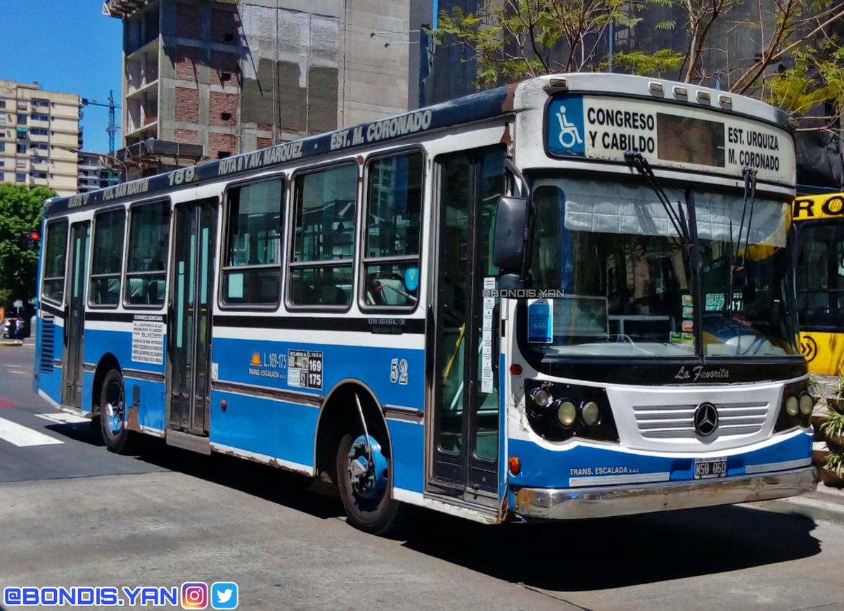 BondisYan's tweet photo. .
Línea ❶❻❾ / Interno 52 / Trans. Escalada S.A.T. / Mercedes-Benz OH 1618L-SB / La Favorita FAVORITO GR I / Sin A-A / Patente MSB 060 / Año 2013 .
.
#linea169 #linea175 #lafavorita #lafavoritagr #mercedesbenzbus #oh1618 https://t.co/HJv4qhnxbl