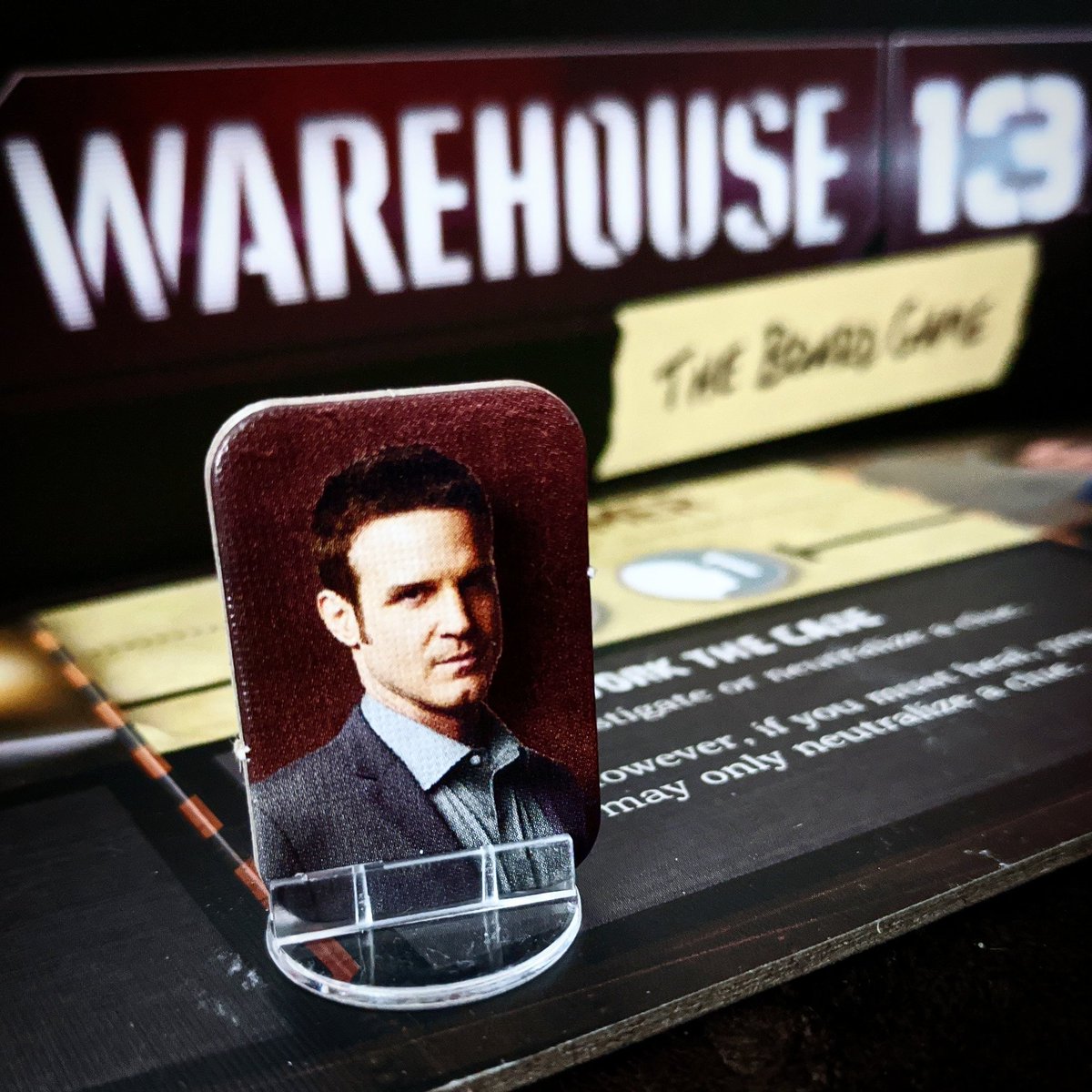 Infn8Dreams's tweet photo. How's everyone doing today? Pete checking in from Warehouse 13: The Board Game. #Kickstarter #newgames #dontstress #workthecase #bgg #boardgamegeek #hiddentraitor https://t.co/Wu0K39KjR4