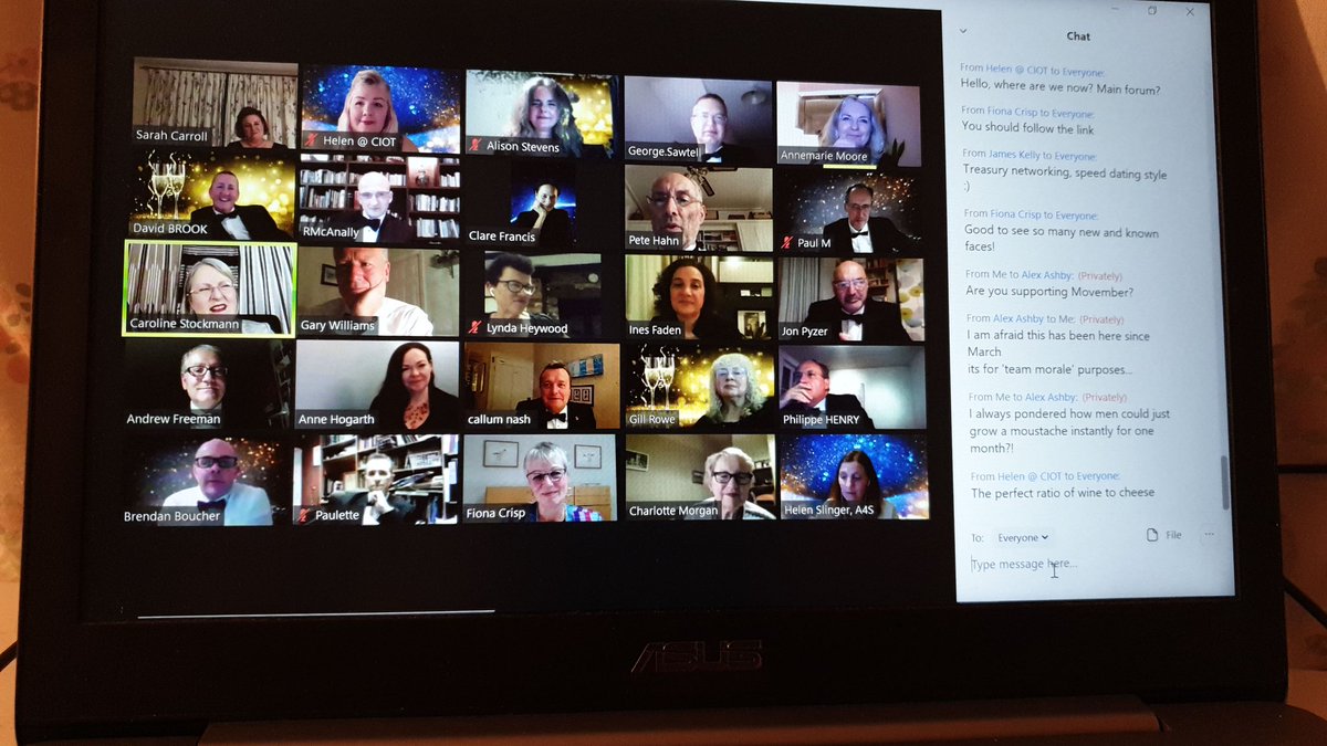 HelenWhiteman's tweet photo. Great networking tech #ACTDinner https://t.co/bzoYiAgmow