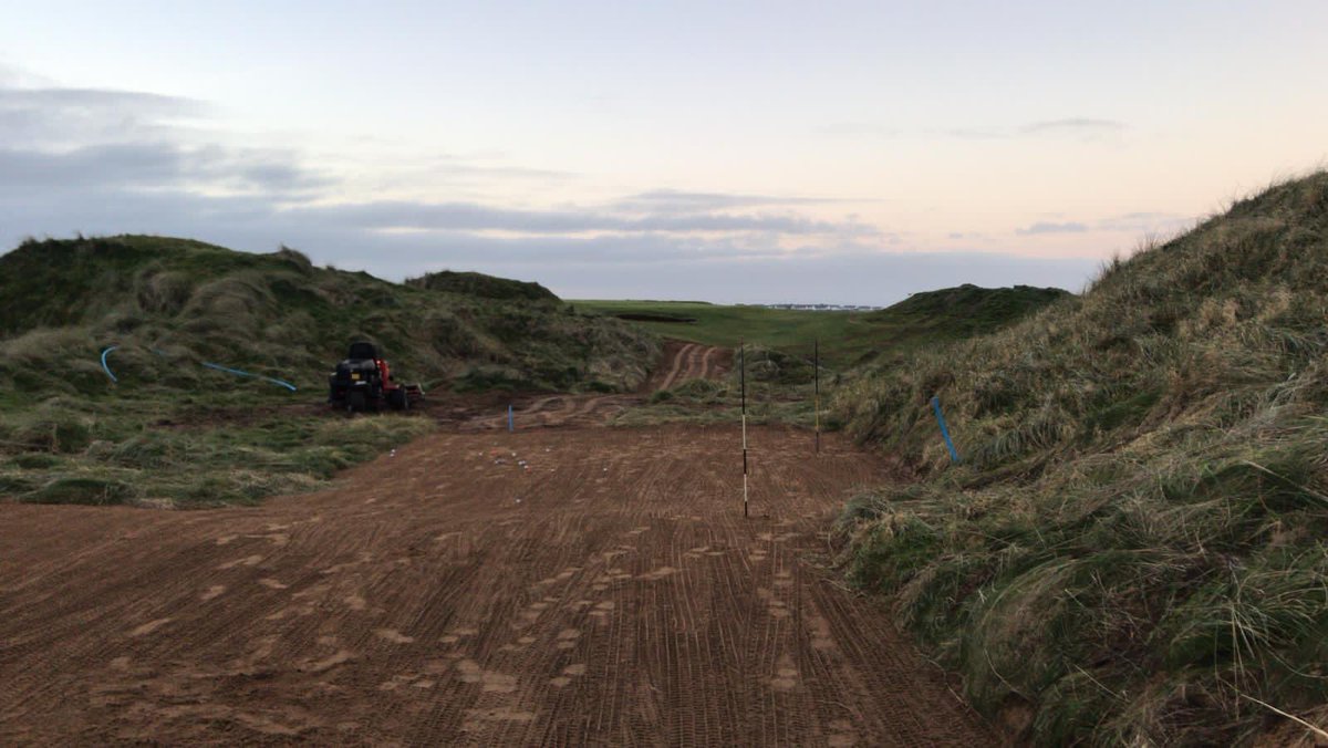 Davidonsitegolf's tweet image. Happy to assist @spanishpointgc with design solutions to a boundary issue at the club. The first part of the hole re-alignment completed with the construction of new tees. Expect the turfing to be completed this week 😎⛳️ #onsitegolfdesign #designandbuild #wesolveproblems