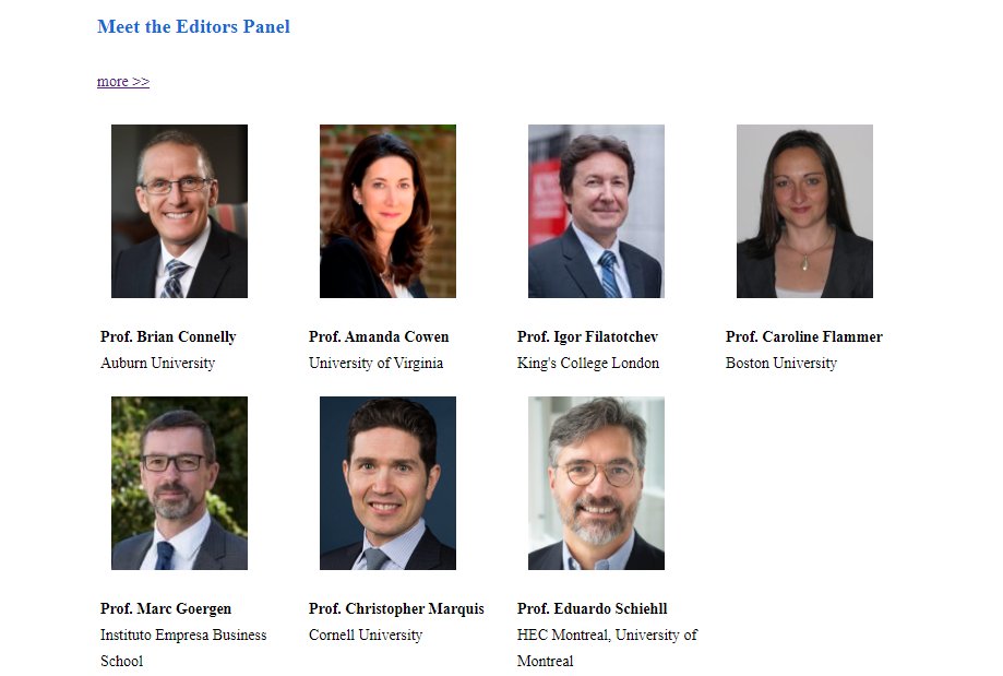 ICGS_Governance's tweet photo. 📡Our conference will run 'Meet the Editors' panels on 14-15Nov, moderated by R. Aguilera with B. Connelly, Editor of JoM, A. Cowen, AE of AMJ @AOMConnect , C. Marquis, AE of @ASQJournal, @marcgjg Goergen, AE of @BJM_BAM, JCF, Flammer AE @strategicmanagj , @Eduschiehll AE CGIR https://t.co/NnandQGYtz