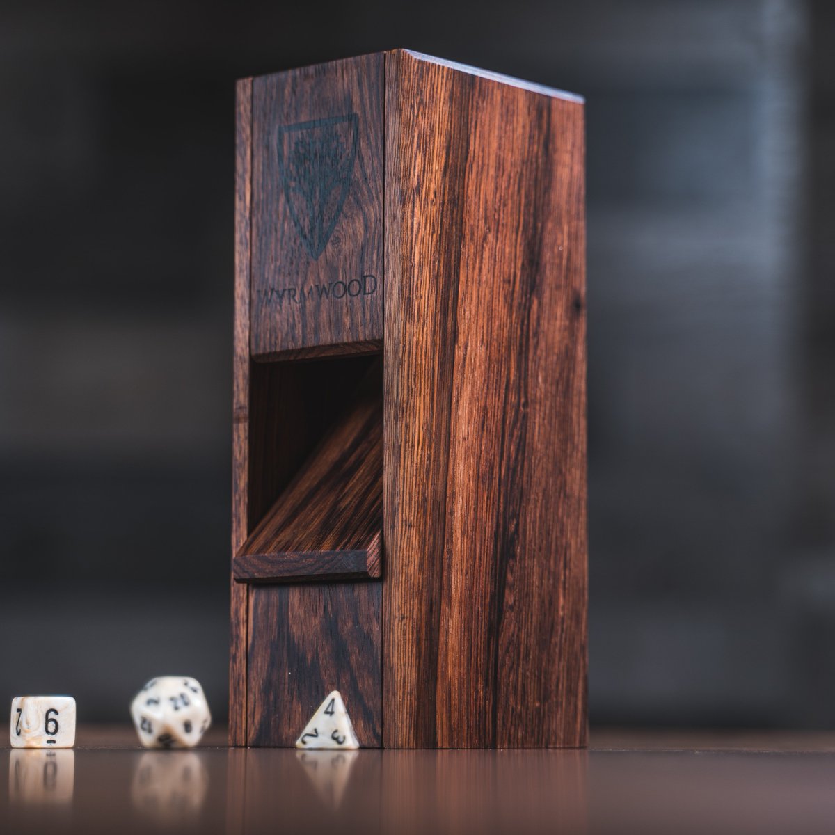 WyrmwoodGaming's tweet photo. This #WyrmwoodWednesday falls on 11.11 and that means we're making a wish come true 🧚‍♀️

A lucky winner will recieve a RARE Honduran Rosewood Dice Tower like they've always wanted 🥰

(Make sure to check the rules below👇)
#dnd #dice #ttrpg #twitch https://t.co/dUiBy8Nhfb
