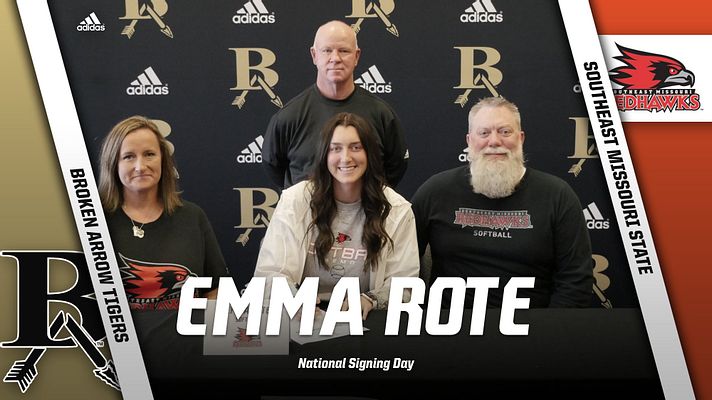 batigersports's tweet photo. Congratulations and Good Luck to Emma Rote, who signed to play softball at Southeast Missouri State University. https://t.co/jvdbv2BgFc