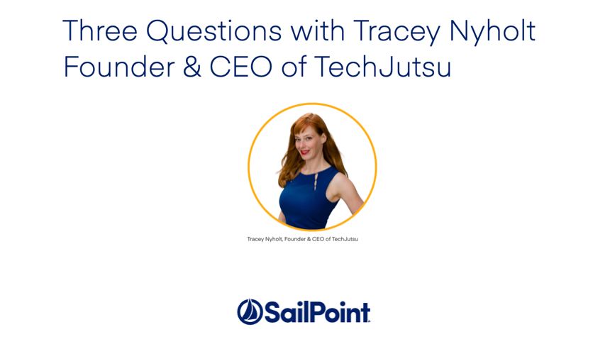 SailPoint's tweet photo. Here's a must-read for all #WomenInTech. Tracey Nyholt, Founder & CEO of #TechJutsu, shares how she rose up the ranks through self-taught #IT skills and provides advice for other women in the industry: https://t.co/kMZsFv2i82 https://t.co/KQ66rLh13Y