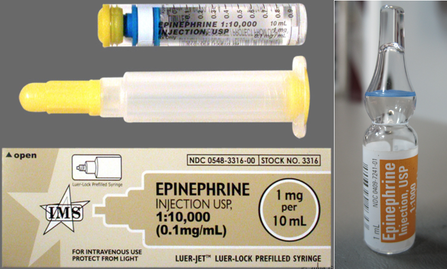 Folks always confuse 1:1,000 vs. 1:10,000 epinephrine, when you're supposed to use which, what the dosing is, etcHere's what helps me remember/teach.Thread 1/9