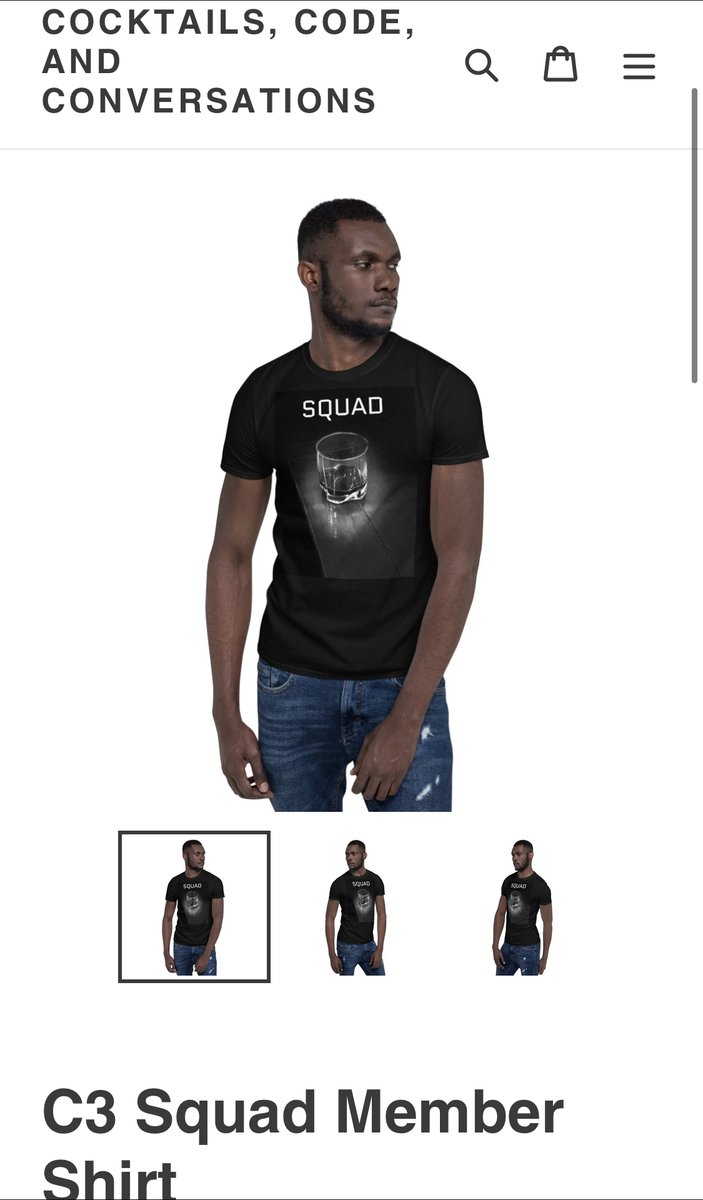 cocktails_code's tweet photo. Fellas y’all know we didn’t forget about you. Grab that C3 gear from the merch store and let’s show up on C3 Squad day! November 25th, snap that selfie, post with the hashtag #C3SQUAD. Promo Code: C3LIVE for the discount. https://t.co/WagoEHOq5Q https://t.co/goNxoO4CVm