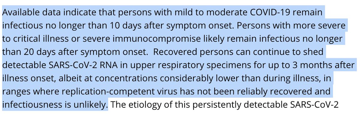 Since I believe in showing your work, here's my source on the 10 days figure, from the CDC as well  https://www.cdc.gov/coronavirus/2019-ncov/hcp/duration-isolation.html