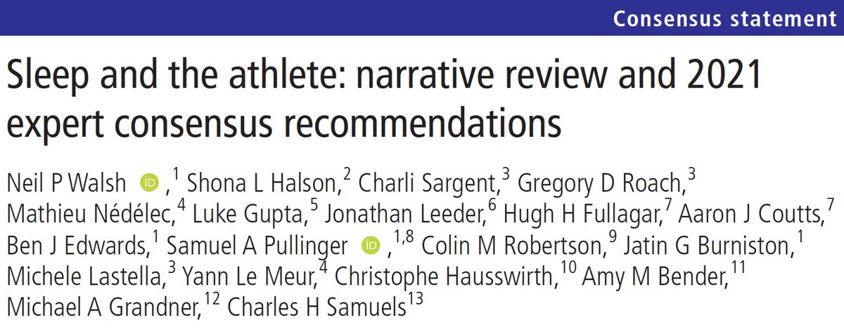 BJSM_BMJ's tweet photo. Flying high on altmetric @ShonaHalson &amp; team!

Sleep and the athlete: narrative review and 2021 expert consensus recommendations #FREE #Recovery

https://t.co/K4a4cSLHvz https://t.co/smzH351iEr