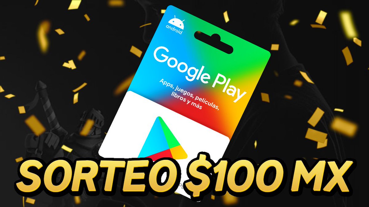 Sorteo de una tarjeta Play Store $100 ⭐
Requisitos: 🚫
♦️Seguir a <a href="/Robotin_YouTube/">ROBOTIN_OFICIAL 🤖</a> ✅
♦️Seguirme 
@ricardouwur1 ✅
♦️Dar Rt 🔃
♦️Dar Fav ❤
♦️Etiquetar a un amigo ✅
El ganador se dara el dia viernes 🥳❤