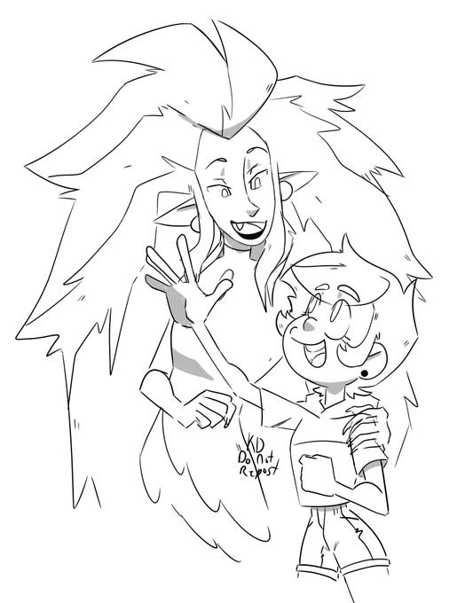 Here's a work doodle

#TheOwlHouse #theowlhousefanart 