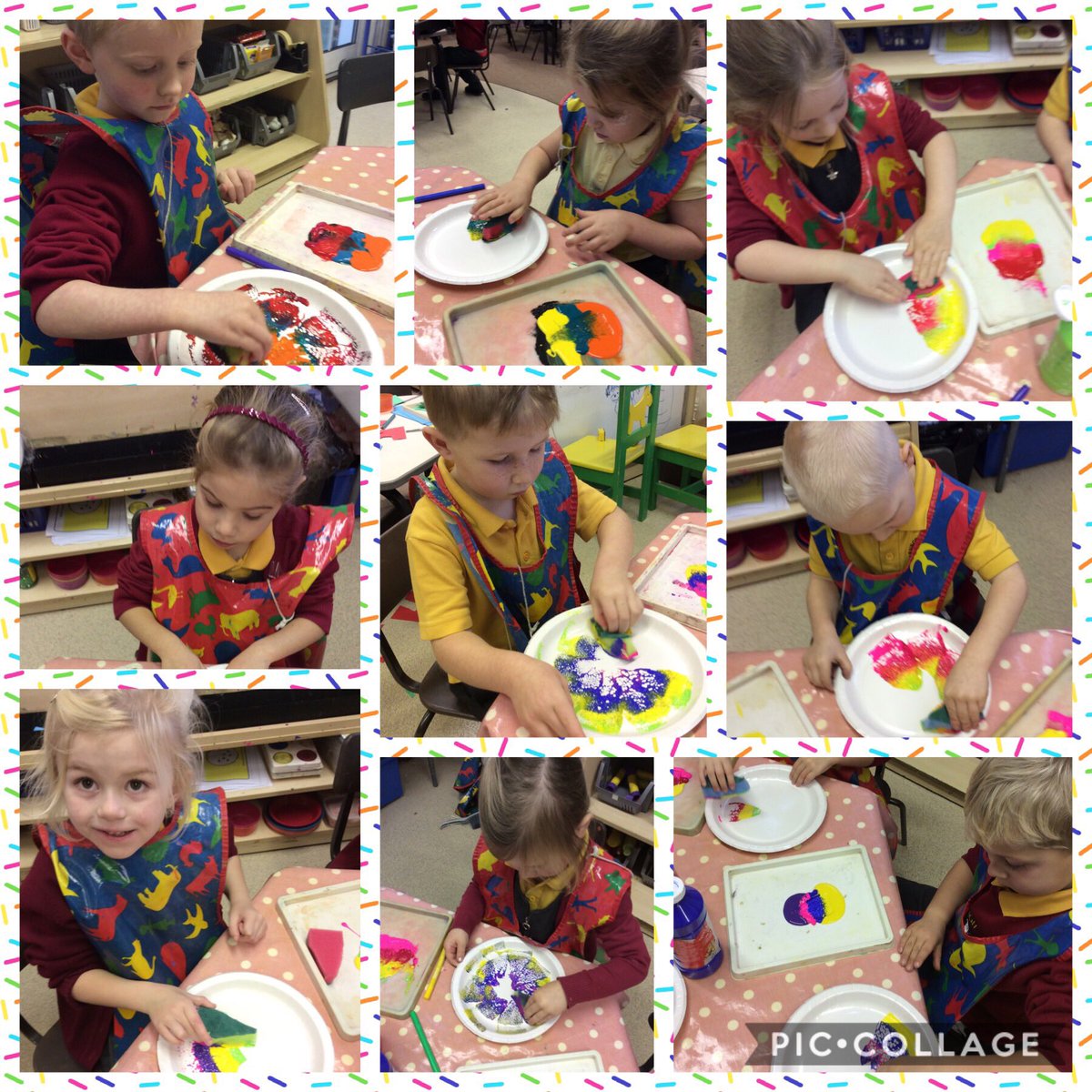 FRISroom2's tweet photo. Look at the super rangoli patterns we have made to celebrate Diwali! https://t.co/3WPfL4mMme