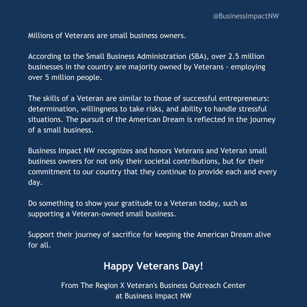 VetBizCenter's tweet photo. Today we recognize and honor our Veterans and #VetBiz across the country. 

Support a Veteran-owned business today and every day you can by finding one near you via @intentionalist_: https://t.co/e5RDfEutg4 https://t.co/bfJascfRgu