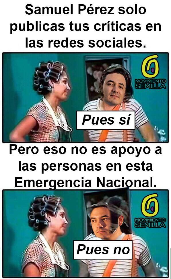 LaIzquierdaNo's tweet photo. Queda claro que el único interés que tiene el dipucaco Samuel Pérez es criticar.

#MovimientoSemilla #SamuelPerez #Corrupto #NarcoIzquierda #Dipucaco #TormentaTropicalEta #HuracanEta #EtaGT #EmergenciaETA https://t.co/aaXi7LyVon https://t.co/uplk1J2HLT https://t.co/SJPtgGisjo