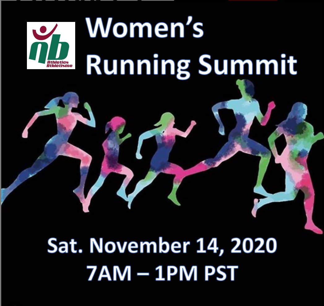 BC_Athletics's tweet photo. Don't miss out on the 2020 Women's Running Summit !

Guest speakers include: Angela Whyte, Malindi Elmore, Hilary Stellingwerff, Diane Clement, and many more!

Plus there are "door" and cash prizes to be won.

Register at https://t.co/080YFcTZO1 for $10. https://t.co/0hWUizFMRw
