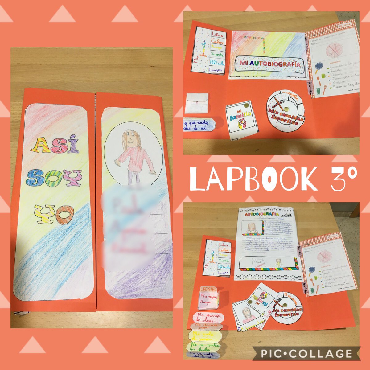 MUrendez's tweet photo. Lapbook del proyecto “Así soy yo”. Un libro interactivo que cuenta mucho de nosotros: “mis favoritos”, “mi familia”, “mis mejores amigos”, “lo que nadie sabe de mí”, “mis comidas favoritas”, “mi receta favorita” y hasta nuestra autobiografía. 👏👏😊
#lapbook @ladevesaschoolelche https://t.co/rtvVHhBbXT