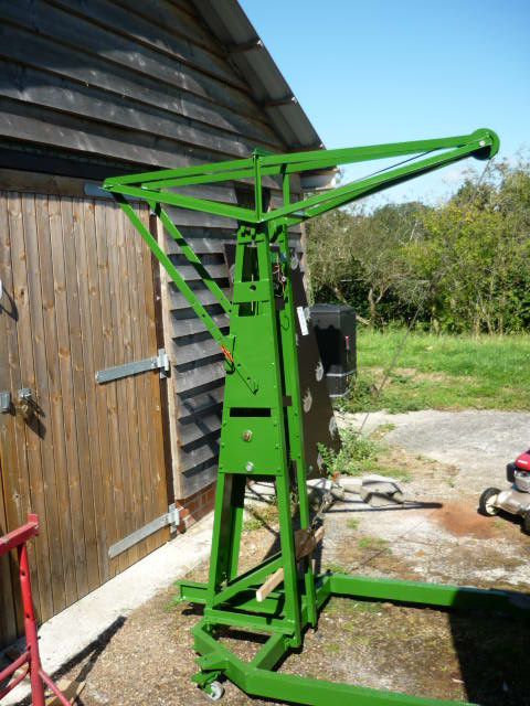 WickhamofWare's tweet photo. Just to show it wasn't just railway vehicles, here is a Type S10 Wickham Crane beautifully restored by John Reynolds, with a picture of its Works Plate. At some stage, they were distributed by Kerry's & were then known as Kerry-Wickham Cranes #WickhamWednesday https://t.co/OYRGbpZ64o