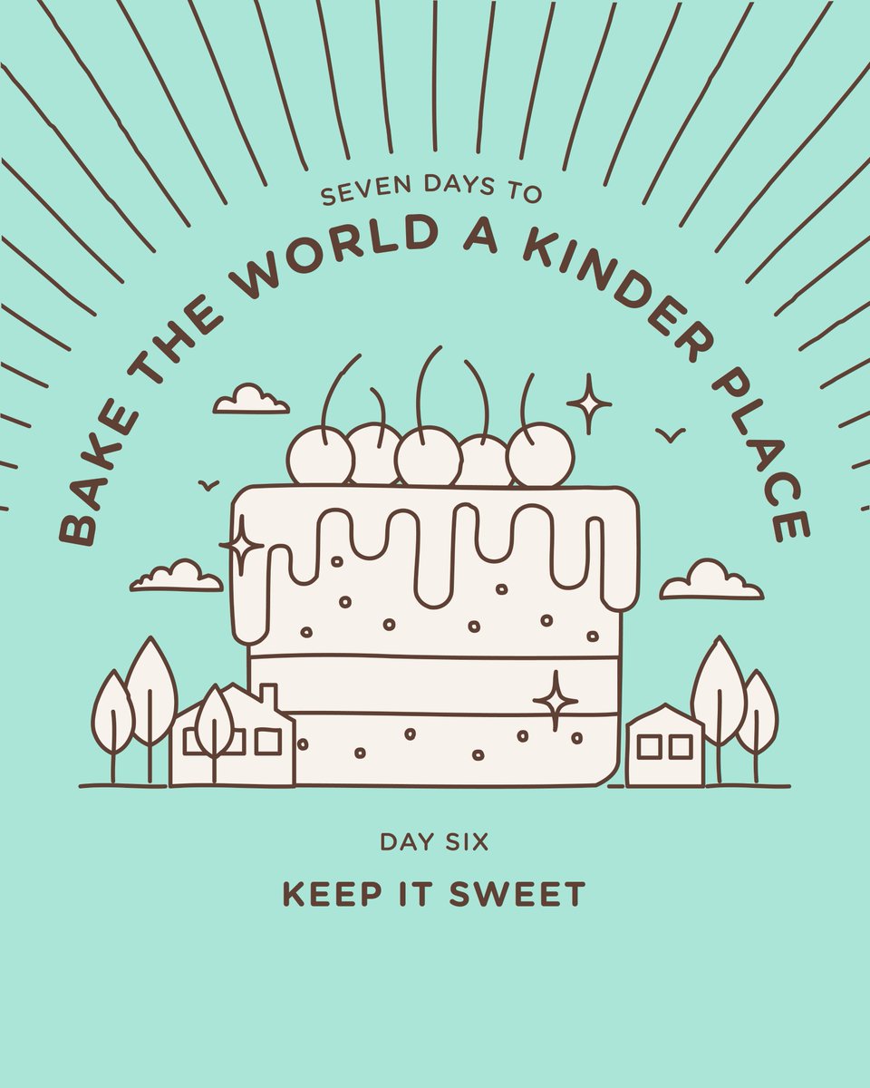 GoodBitchesBake's tweet photo. Kindness doesn't have to be hard, but here at Good Bitches Baking, we recommend keeping it sweet. #spreadkindness #kindnessmatters #kindnessweek2020 https://t.co/sH5Vx9osML