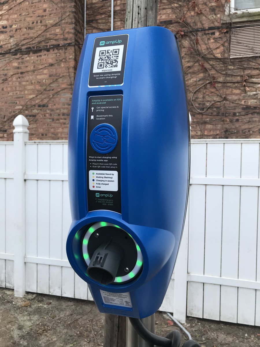 evenergygroup's tweet photo. Rebel Hospitality's Hawthorne Terrace Hotel is ready to charge ⚡️ (Chicago, IL)

A special thanks to EVBox &amp; ampUp for this awesome EV charging solution! 

This Cubby blue, EVBox BusinessLine charger is located just blocks from Wrigley Field. 

#EVBox
#ampUp
#EVEG
#EVMT
#Cubs https://t.co/rMpzJDEWyQ