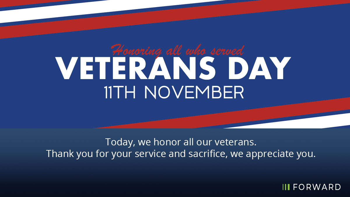 forwardlawfirm's tweet photo. Happy Veterans Day to all heroes that have served this country! The Forward Law Firm wants to express gratitude and appreciation for all veterans who have served and are still serving this country.  #Veteransday2020 #supportourtroops 🇺🇸 🗽 🙌 https://t.co/D2Eo3as4f1